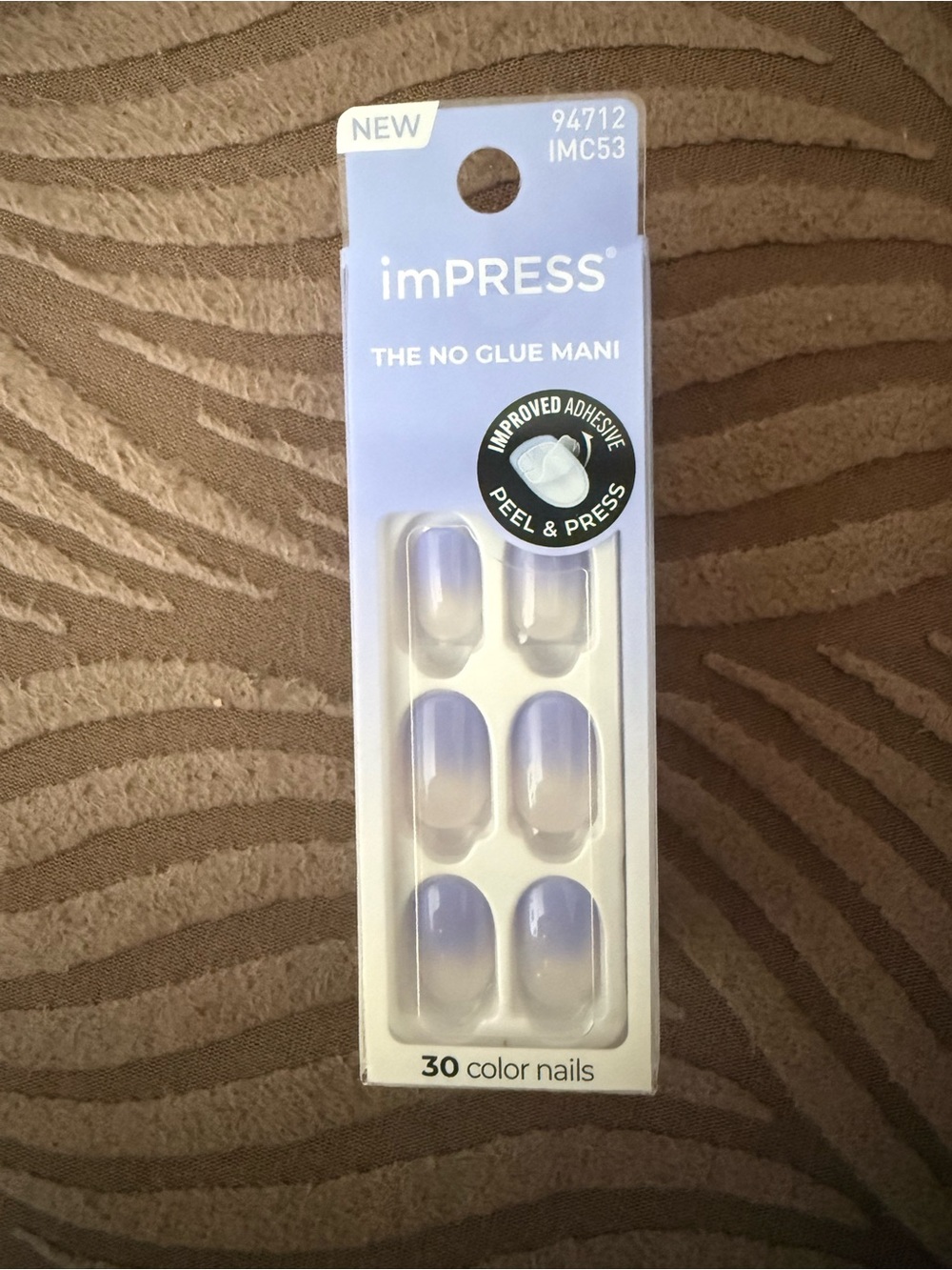 imPRESS Lavender Ombre No-Glue Press-On Nails - Purple Gradient Set